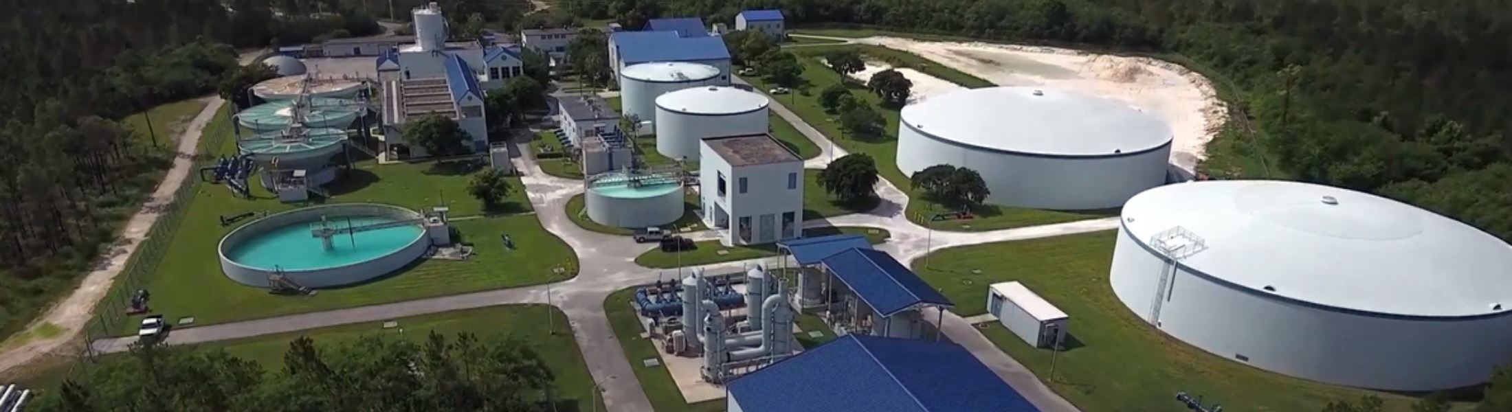 Aerial View of Treatment Plant