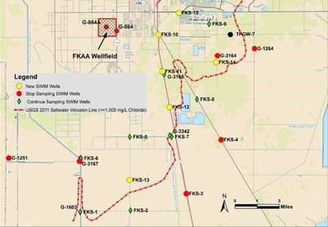 Saltwater Intrusion Map